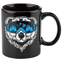 Snow Ski Bear Snowboard 11oz C Handle Ceramic Mug