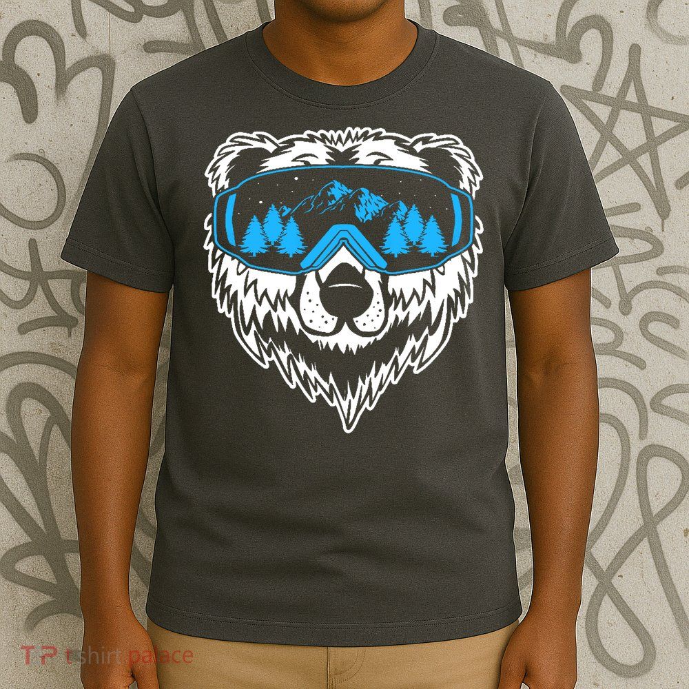 Snow Ski Bear Snowboard T-Shirt
