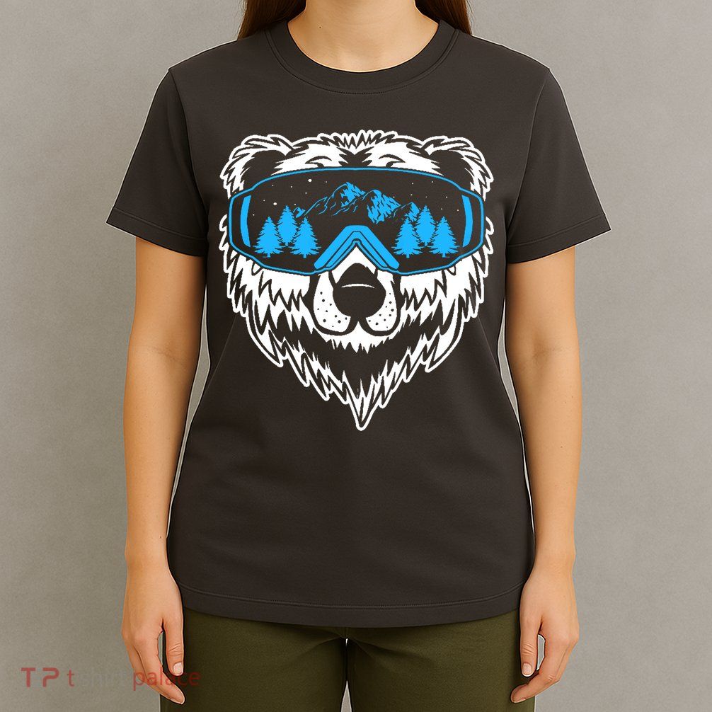 Snow Ski Bear Snowboard T-Shirt