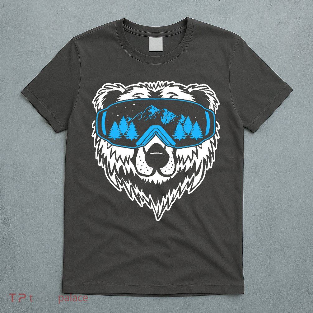 Snow Ski Bear Snowboard T-Shirt