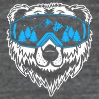 Snow Ski Bear Snowboard Backpack