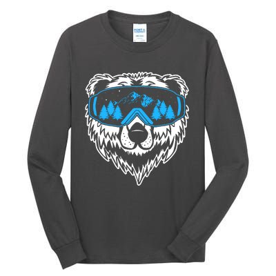 Snow Ski Bear Snowboard Tall Long Sleeve T-Shirt