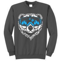 Snow Ski Bear Snowboard Tall Sweatshirt