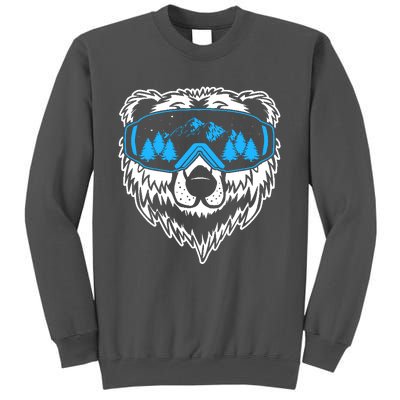 Snow Ski Bear Snowboard Tall Sweatshirt