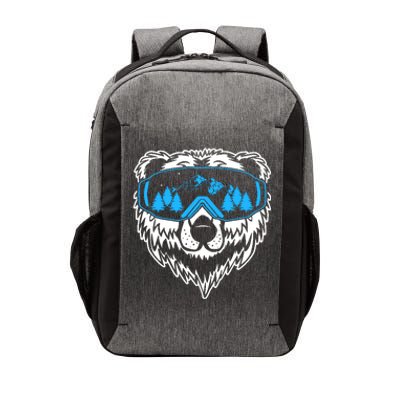 Snow Ski Bear Snowboard Vector Backpack