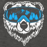 Snow Ski Bear Snowboard Vector Backpack