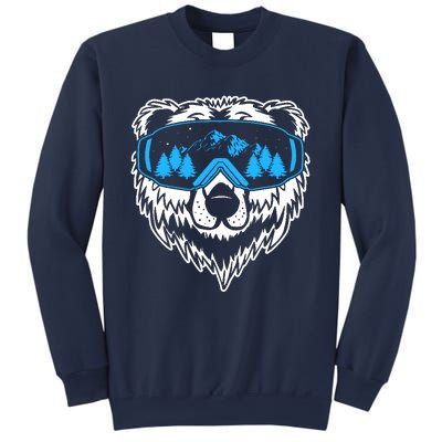 Snow Ski Bear Snowboard Sweatshirt