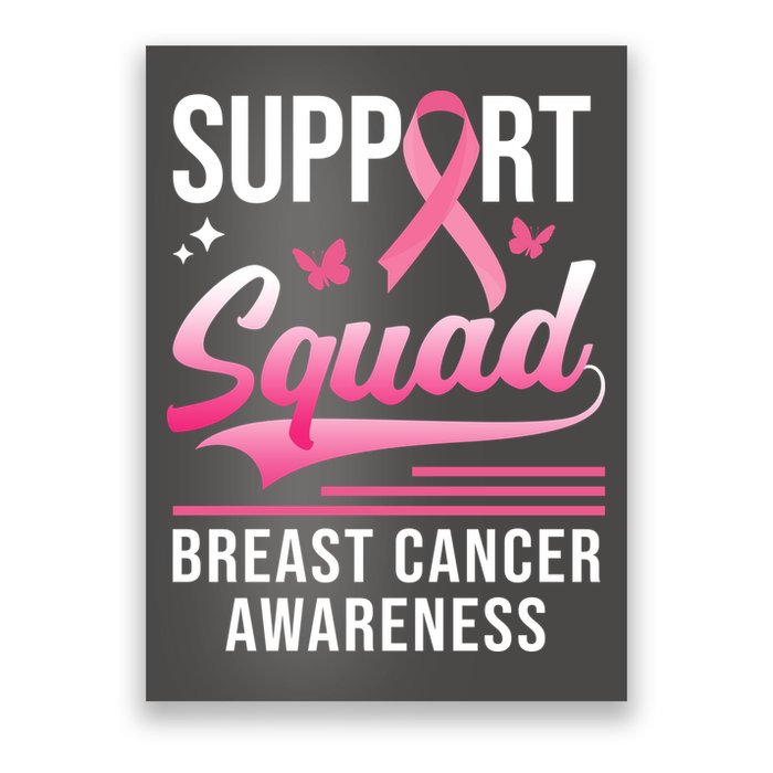 Support Squad Breast Cancer Awareness Poster