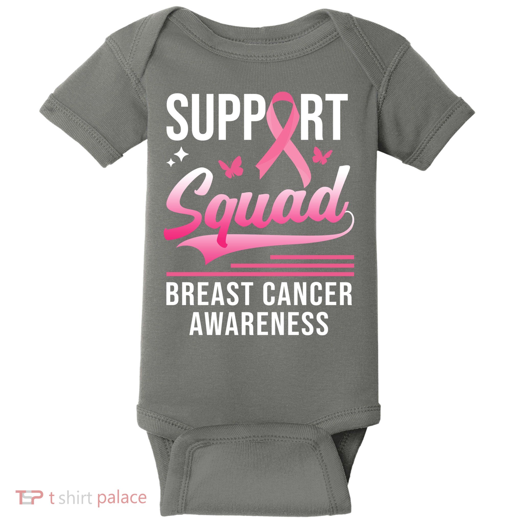 Support Squad Breast Cancer Awareness Baby Bodysuit