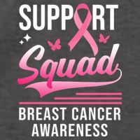 Support Squad Breast Cancer Awareness Vector Backpack