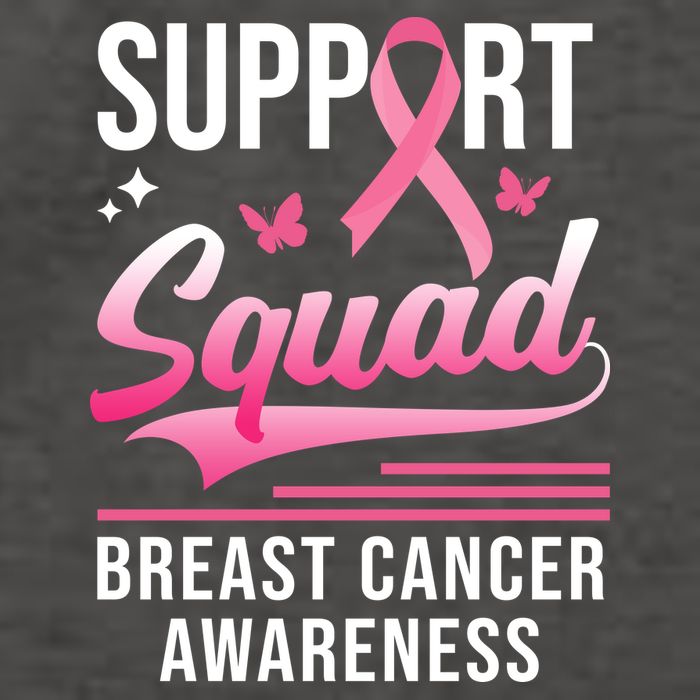 Support Squad Breast Cancer Awareness Vector Backpack