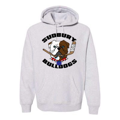 Shoresy Sudbury Blueberry Bulldogs Sudbury Bulldogs Letterkenny Premium Hoodie