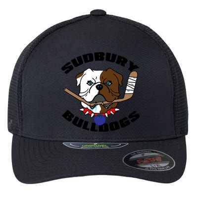 Shoresy Sudbury Blueberry Bulldogs Sudbury Bulldogs Letterkenny Flexfit Unipanel Trucker Cap