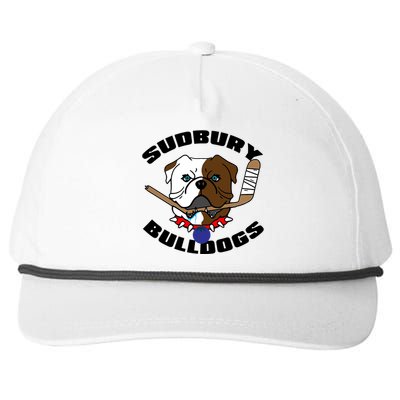 Shoresy Sudbury Blueberry Bulldogs Sudbury Bulldogs Letterkenny Snapback Five-Panel Rope Hat