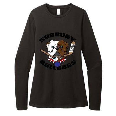 Shoresy Sudbury Blueberry Bulldogs Sudbury Bulldogs Letterkenny Womens CVC Long Sleeve Shirt