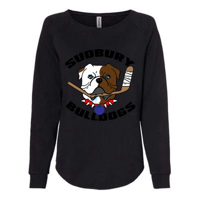 Shoresy Sudbury Blueberry Bulldogs Sudbury Bulldogs Letterkenny Womens California Wash Sweatshirt