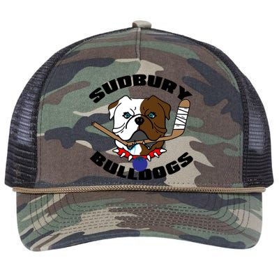 Shoresy Sudbury Blueberry Bulldogs Sudbury Bulldogs Letterkenny Retro Rope Trucker Hat Cap