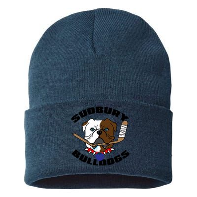 Shoresy Sudbury Blueberry Bulldogs Sudbury Bulldogs Letterkenny Sustainable Knit Beanie