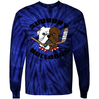 Shoresy Sudbury Blueberry Bulldogs Sudbury Bulldogs Letterkenny Tie-Dye Long Sleeve Shirt