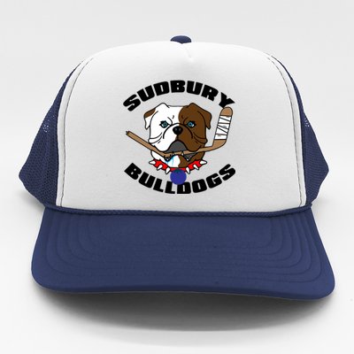 Shoresy Sudbury Blueberry Bulldogs Sudbury Bulldogs Letterkenny Trucker Hat