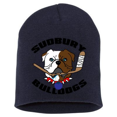 Shoresy Sudbury Blueberry Bulldogs Sudbury Bulldogs Letterkenny Short Acrylic Beanie