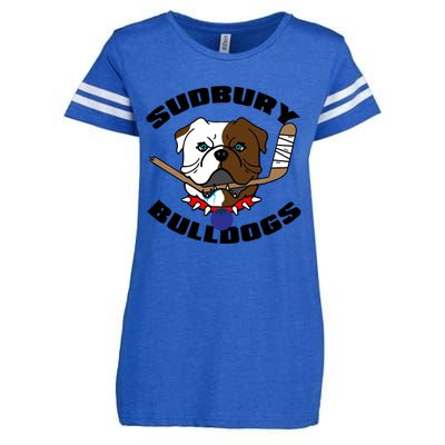 Shoresy Sudbury Blueberry Bulldogs Sudbury Bulldogs Letterkenny Enza Ladies Jersey Football T-Shirt