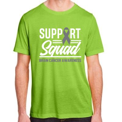 Support Squad Brain Cancer Awareness Gift Adult ChromaSoft Performance T-Shirt