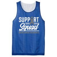 Support Squad Brain Cancer Awareness Gift Mesh Reversible Basketball Jersey Tank