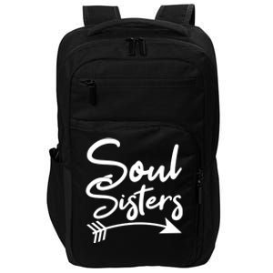 Soul Sisters Best Friends Matching Mothers Day Mom Bff Gift Impact Tech Backpack