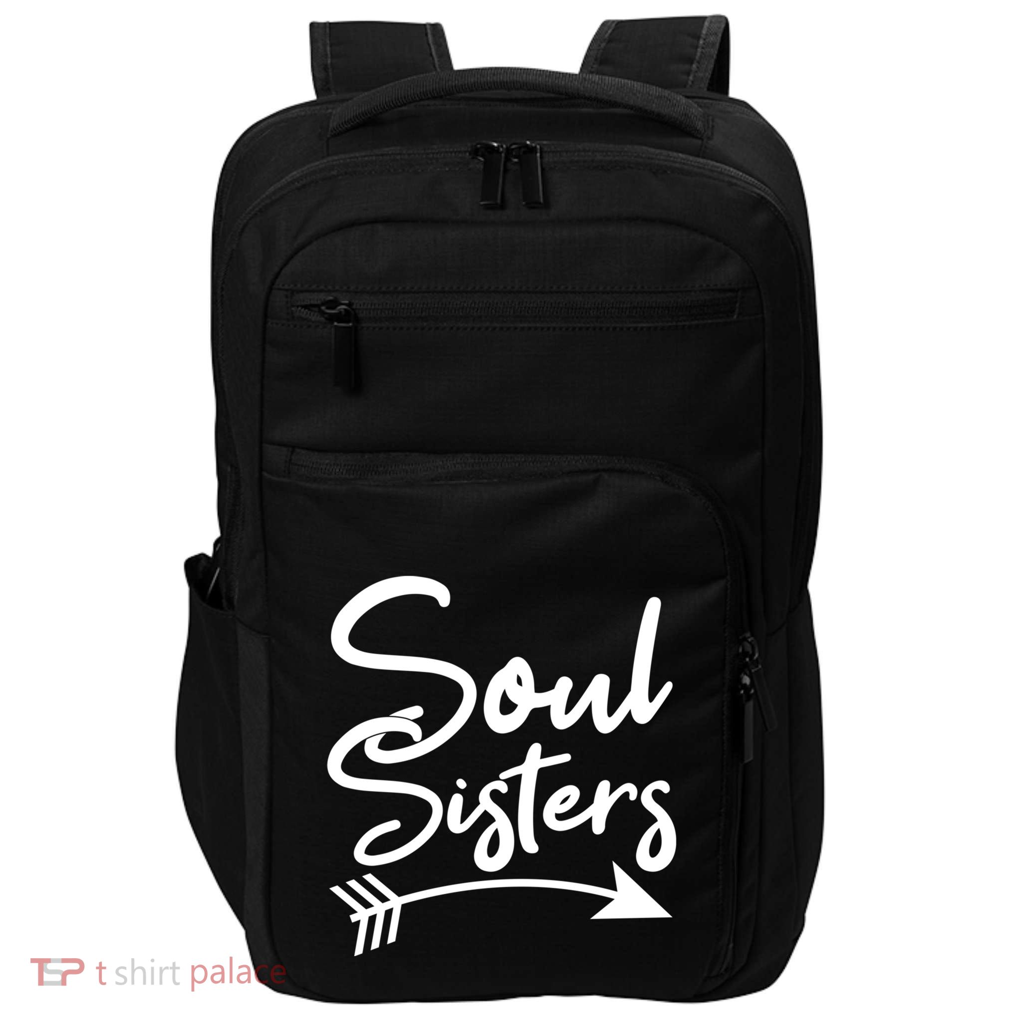 Soul Sisters Best Friends Matching Mothers Day Mom Bff Gift Impact Tech Backpack