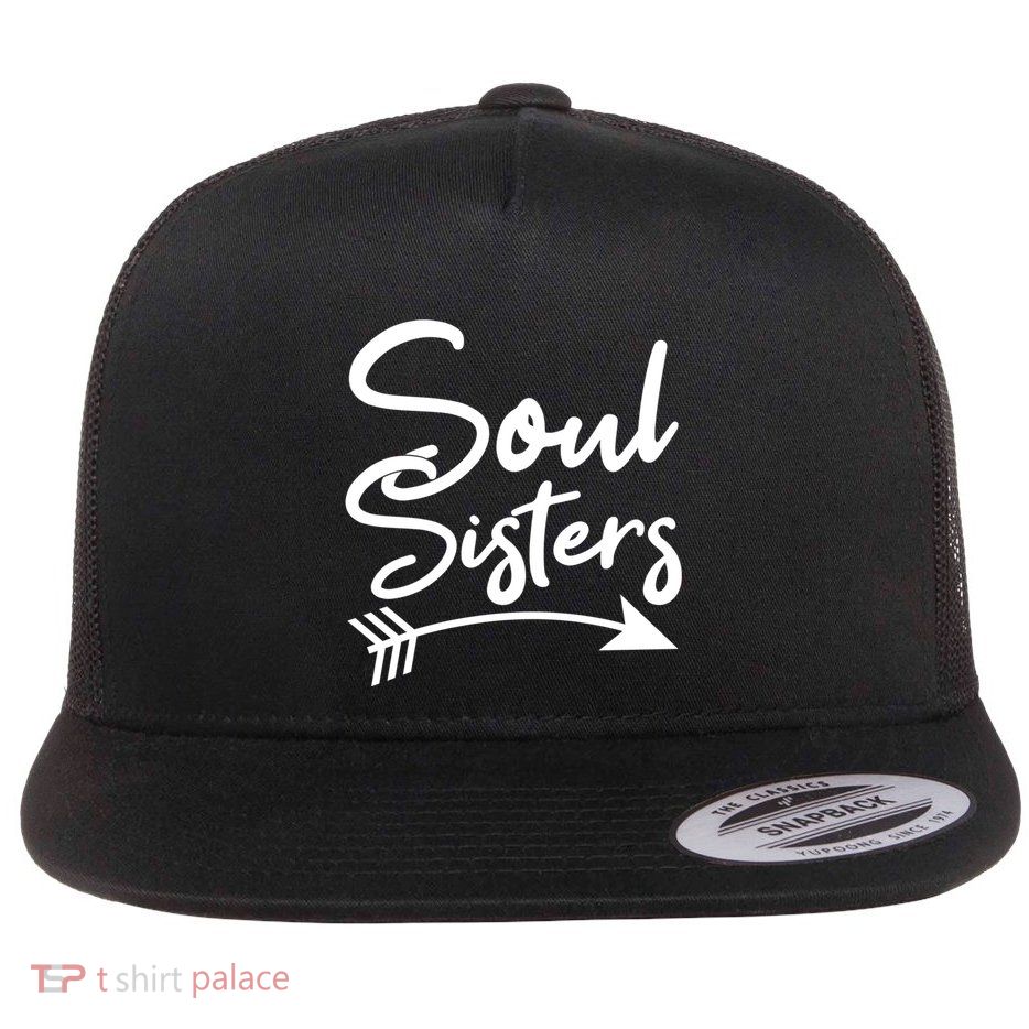 Soul Sisters Best Friends Matching Mothers Day Mom Bff Gift Flatbill Hat