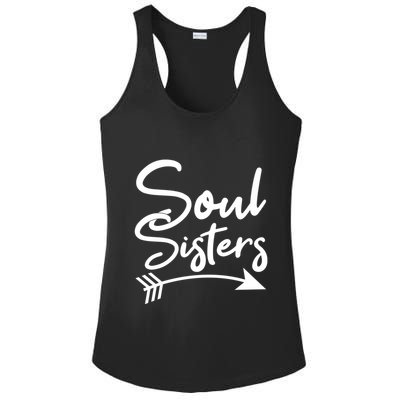 Soul Sisters Best Friends Matching Mothers Day Mom Bff Gift Ladies PosiCharge Competitor Racerback Tank