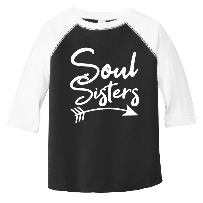 Soul Sisters Best Friends Matching Mothers Day Mom Bff Gift Toddler Fine Jersey T-Shirt