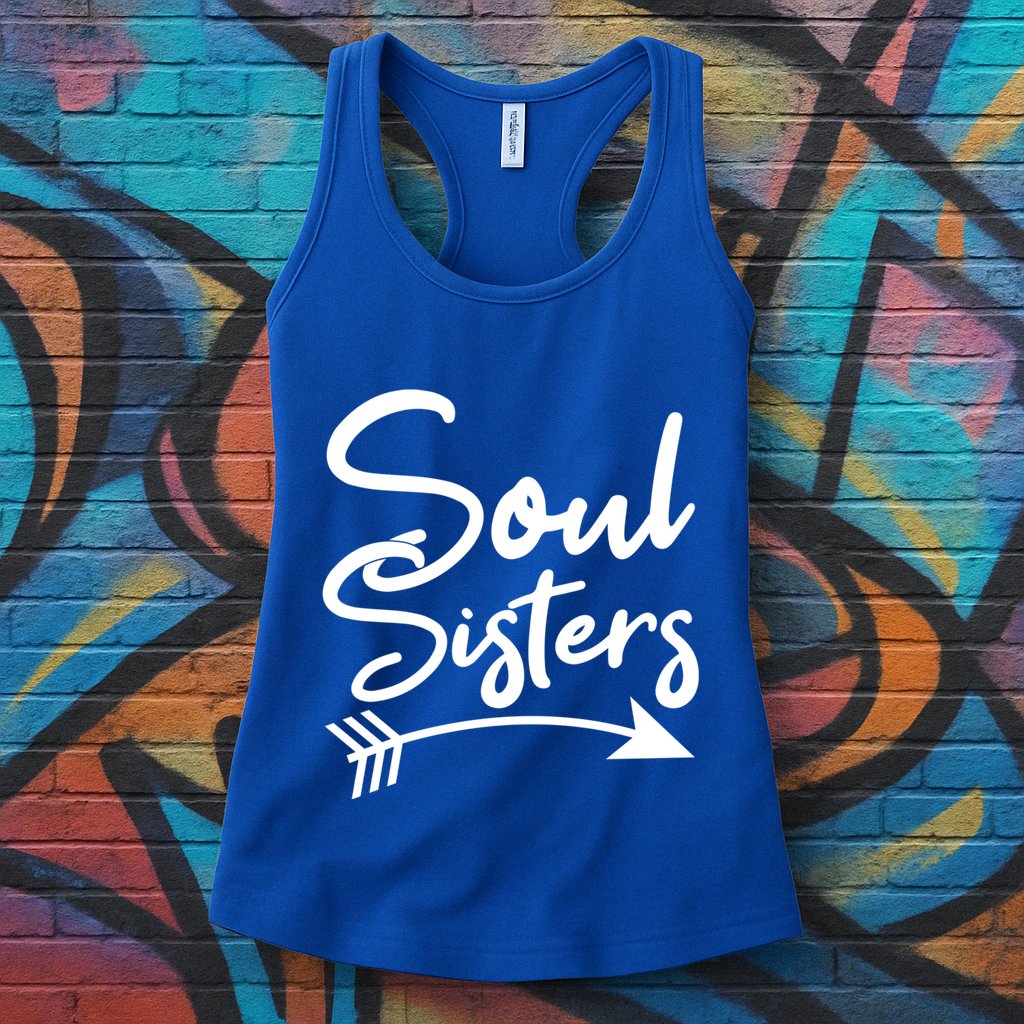 Soul Sisters Best Friends Matching Mothers Day Mom Bff Gift Womens Tank Top