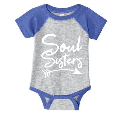 Soul Sisters Best Friends Matching Mothers Day Mom Bff Gift Infant Baby Jersey Bodysuit
