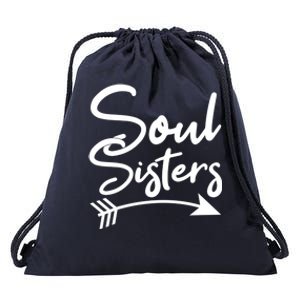 Soul Sisters Best Friends Matching Mothers Day Mom Bff Gift Drawstring Bag