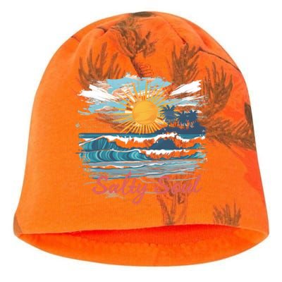 Salty Soul Beach And Sun Summer Vacay Kati - Camo Knit Beanie