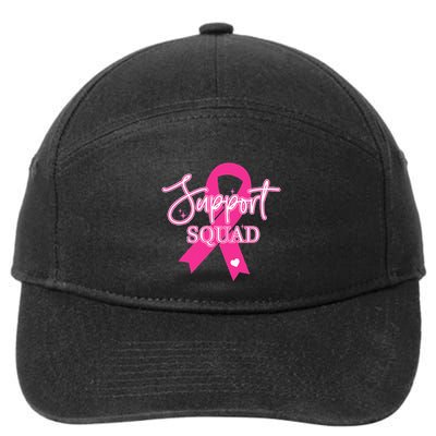 Support Squad Breast Cancer Support Squad 7-Panel Snapback Hat