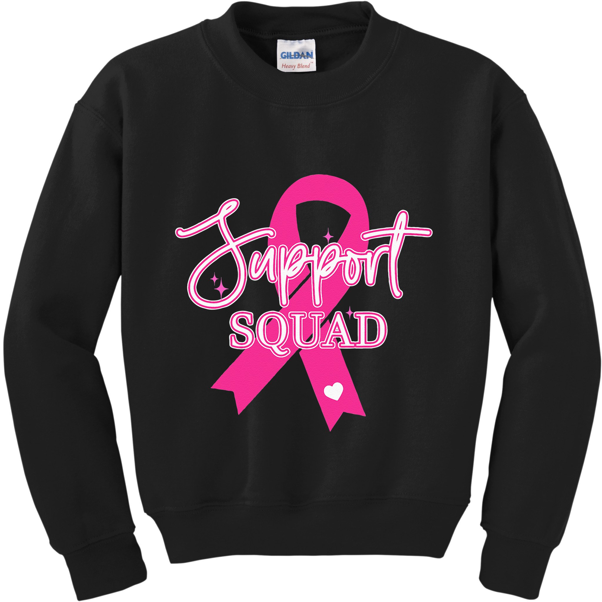 Support Squad Breast Cancer Support Squad Kids Sweatshirt