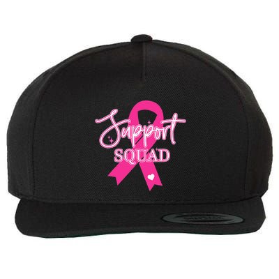 Support Squad Breast Cancer Support Squad Wool Snapback Cap
