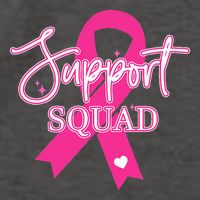 Support Squad Breast Cancer Support Squad Vector Backpack