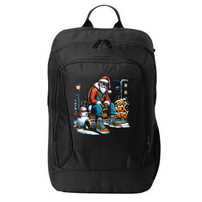 Sneakerhead Santa Big Nick Energy Street Style Holiday Gift City Backpack