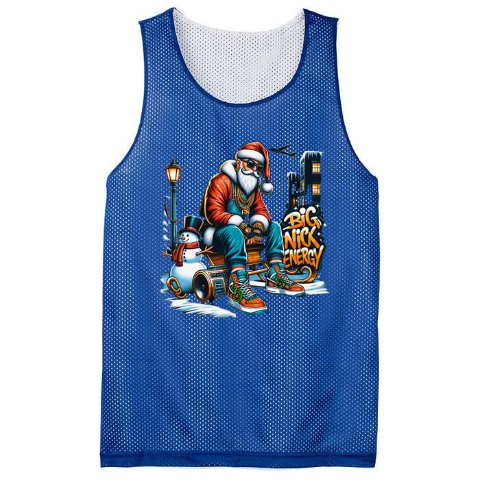 Sneakerhead Santa Big Nick Energy Street Style Holiday Gift Mesh Reversible Basketball Jersey Tank