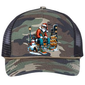 Sneakerhead Santa Big Nick Energy Street Style Holiday Gift Retro Rope Trucker Hat Cap