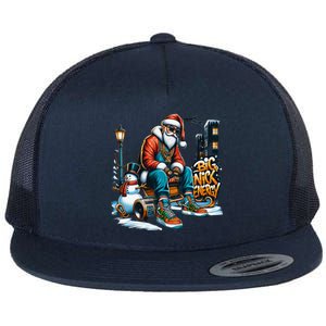 Sneakerhead Santa Big Nick Energy Street Style Holiday Gift Flat Bill Trucker Hat