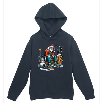 Sneakerhead Santa Big Nick Energy Street Style Holiday Gift Urban Pullover Hoodie