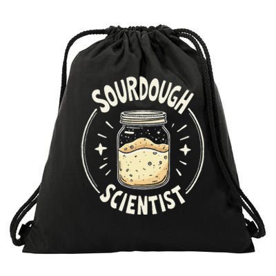 Sourdough Scientist Bread Baking Bakers Drawstring Bag