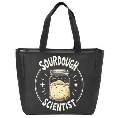 Sourdough Scientist Bread Baking Bakers Zip Tote Bag