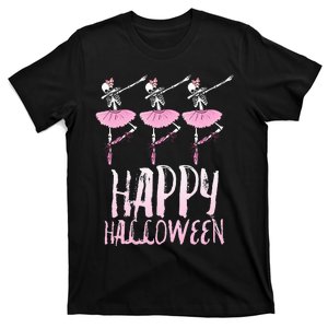 Spooky Skeleton Ballet Dance Costume T-Shirt