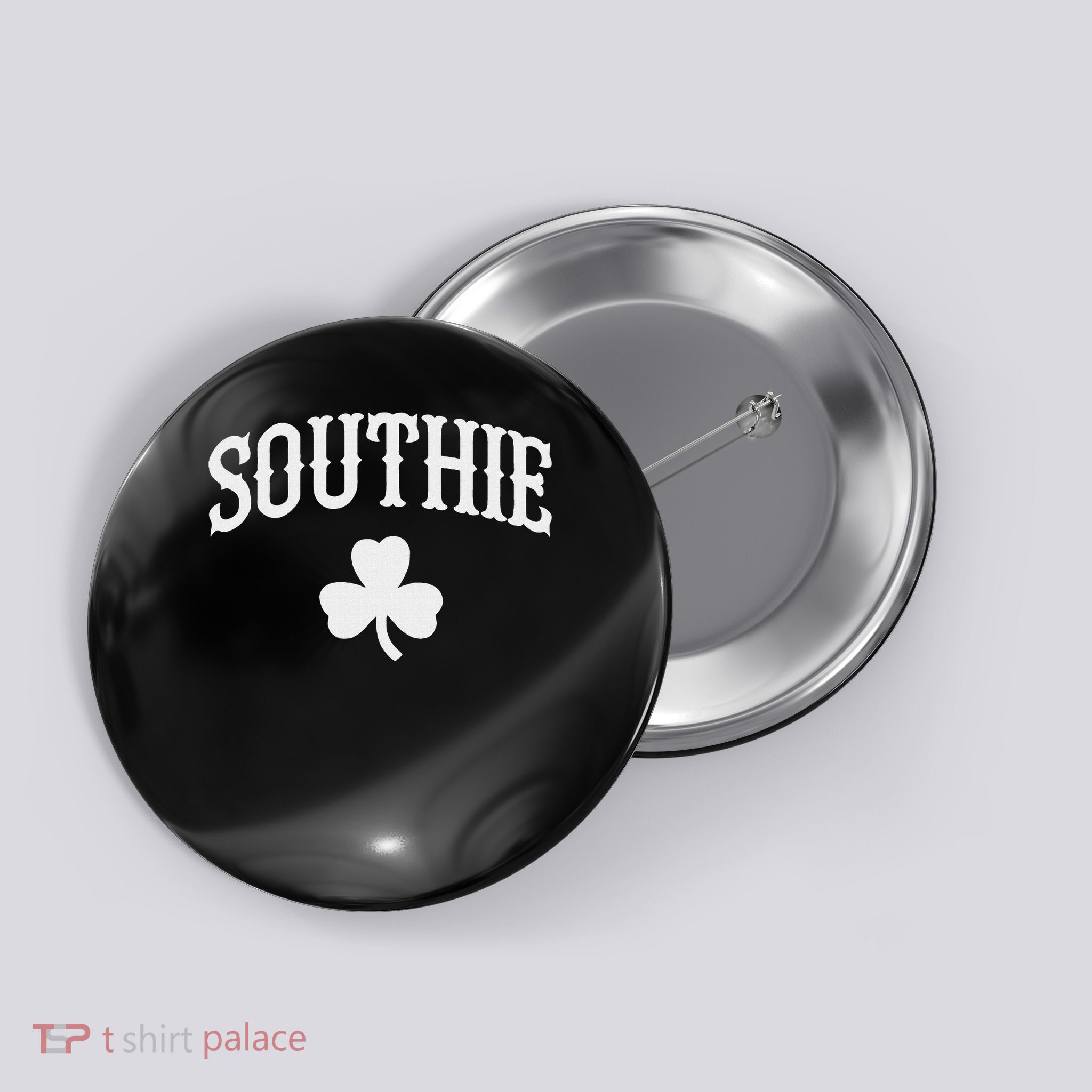 Southie South Boston Massachusetts Button